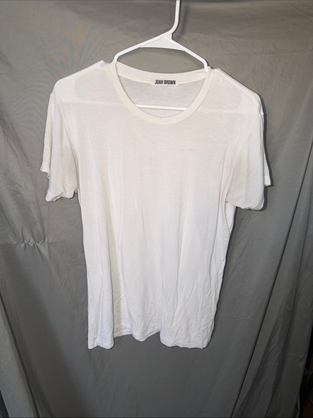 Joah Brown Men’s Crew Neck T-Shirt in White
